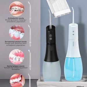 Irrigador Dental Recargable Inalámbrico IPX7, Limpiador de Dientes de 400 ml - Product Image 5