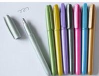 Marqueur de peinture en plastique OEM, logo personnalisé, commande en gros acceptée, 12 couleurs, format mini