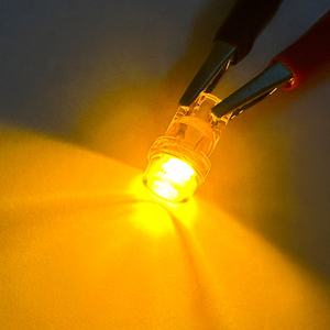 ADT personnalisé <span class=keywords><strong>jaune</strong></span> transparent T10 194 #555 Wedge sans image fantôme 2 Led 5630 SMD ac 5 volts diamant led flipper partie lumière - Product Image 2