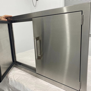 Isla de barbacoa de acero inoxidable 304 comercial Uso de cocina al aire libre Panel de doble puerta de acceso a barbacoa integrado - Product Image 3