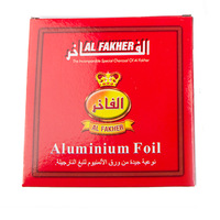 Vente en gros narguilé arabe Papier d'aluminium classique Boîte rouge Boîte bleue Papier d'aluminium avec trous Accessoires pour fumer Shisha Feuille d'étain à poinçonner
