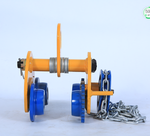 Carro de engranaje manual de 1TX3M, con certificado CE, cadena de elevación, bloque de grúa, cabestrillo de elevación - Product Image 2