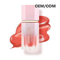 Personnalisez votre logo Meilleur fard à joues Maquillaje Maquillage Blush Baume Vegan Vente en gros de luxe Golden Single Face Cream Blush