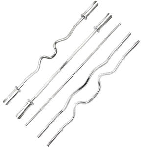 <span class=keywords><strong>Barre</strong></span> <span class=keywords><strong>EZ</strong></span> professionnelle pour musculation, en acier massif, pour <span class=keywords><strong>biceps</strong></span> et triceps, avec poignée moletée chromée, pour la musculation à domicile - Product Image 5