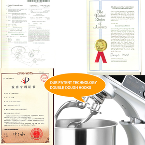 Robot pâtissier planétaire 800W 6L à faible bruit, 12 vitesses, moteur en cuivre pur, boîtier moulé sous pression OEM, bol en acier inoxydable, équipement de <span class=keywords><strong>cuisine</strong></span> - Product Image 5