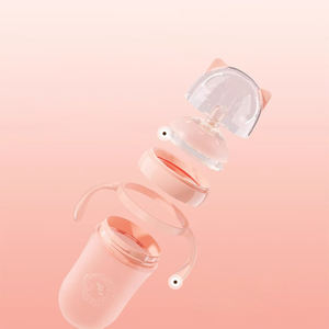 Bouteille d'alimentation pour bébé <span class=keywords><strong>anti</strong></span>-<span class=keywords><strong>colique</strong></span> en silicone sans BPA pour bébés de 0 à 12 mois Matériel en silicone de qualité alimentaire Bouteille pour bébé à sublimation - Product Image 5