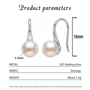 Élégantes boucles d'oreilles clous en cuivre avec feuilles florales et perles d'eau douce, bijoux en zircon pour femme, cadeau de mariage ou d'anniversaire - Product Image 6