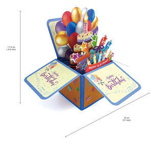 Tarjeta de Felicitación de <span class=keywords><strong>Cumpleaños</strong></span> Plegable con Diseño Nuevo, Velas que se Encienden, Luces, Tarjeta 3D Pop-up, Mensaje Musical, Creativa para Regalo de <span class=keywords><strong>Cumpleaños</strong></span> - Product Image 6
