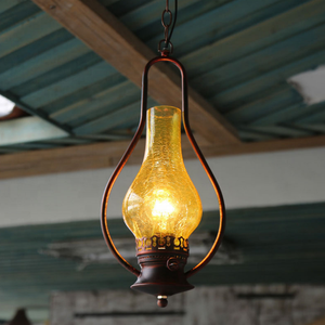 Lampes suspendues électriques en <span class=keywords><strong>mini</strong></span> verre, style campagnard américain, décoration antique, éclairage à l'huile pour restaurant - Product Image 3