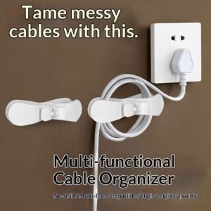 Organisateur de câbles multifonctionnel, enrouleur de cordons pour cuisine, fixateur de prises d'appareils électroménagers, clip de rangement pour câbles d'alimentation - Product Image 2