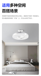 Lustre carré moderne en aluminium, ampoules néon blanc chaud 3500K, mini-dimable, protection oculaire, CRI 90, RGB, pour salon, montage en surface - Product Image 1