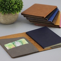 Porte-passeport personnalisé gravé, vierge, en similicuir, pour gravure laser, housse de protection pour passeport de voyage