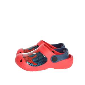 Zuecos Infantiles de Spider-Man de Marvel, Rojo y Azul, Talla 12-13, Ligeros y Cómodos para Usar en Interiores y Exteriores - Product Image 1