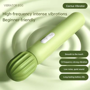 Silicone <b>Personal</b> Body <b>Massager</b> 12 Vibration Frequencies Dildo Female Vibrators Cactus Design AV Wand <b>Massager</b> - Product Image 5