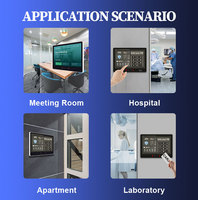10 pulgadas de montaje en pared empleado Android Linux tiempo asistencia máquina reconocimiento facial RFID control de acceso a la puerta con reconocimiento facial
