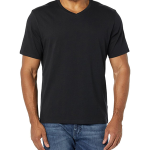 Camisetas de Verano para Hombre de la Mejor Calidad, Manga Corta, Corte Regular, Hechas a Medida, Color Liso, Transpirables, Nuevas - Product Image 1