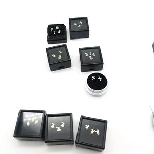 Gema Dental ZZSU, Estilo Moderno, Ópalo Médico Plateado, Oro Real de 18k, Forma de Letra, Tamaño Mini, Cuidado en Casa, Boda - Product Image 3