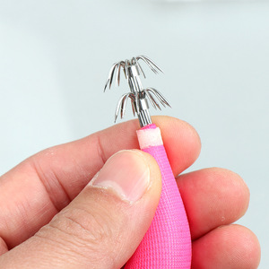 Top Right Fh228 2.0 #2.5 #3.0 # Thuyền Câu Cá Đầy Màu Sắc Mực <span class=keywords><strong>Jig</strong></span> Glow Fish Mực Mồi Thu Hút Cho Mực Câu Cá - Product Image 6