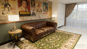 Alfombra Jacquard Tejida Wilton, Venta al por Mayor de Fábrica, Impermeable y Antimanchas para Sala de Estar, Dormitorio y Hogar - Product Image 3