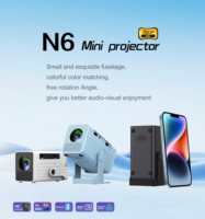 Proyector Portátil Mini N6 LCD LED Multimedia con Sistema Android 11, 720P, Alta Luminosidad y Tiro Corto, Venta al Por Mayor