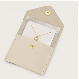 PU Leather <b>Jewelry</b> Envelope Organizer for Pendant <b>Packaging</b> and Storage Use - Product Image 3