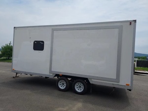 Thực phẩm Trailer với nhà vệ sinh thực phẩm Trailer đầy đủ trang bị Nhà hàng với hiên nhà và nhà vệ sinh 40ft thực phẩm xe tải Trailer - Product Image 2
