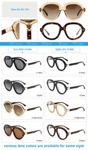 G(S)4-إطار نظارات بصرية مخصصة فنية عتيقة للرجال لقصر النظر ودكتوراه الدراسات العليا - Product Image 6