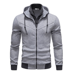 Sudadera con capucha de manga larga con cremallera para hombre, diseño de Liu Ming, moda de otoño, informal, talla grande <span class=keywords><strong>4XL</strong></span> - Product Image 6