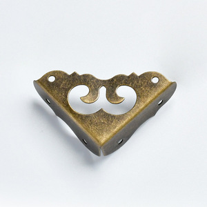 Iron <b>Corner</b> <b>Protector</b> 43x31x11mm Hollowed Antique Bronze Color Furniture Hardware Accessory - Product Image 3