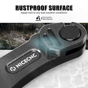 Brazo de Cable de Embrague NICECNC para <span class=keywords><strong>Yamaha</strong></span> <span class=keywords><strong>Raptor</strong></span> 700 2006-2026 <span class=keywords><strong>700R</strong></span> 2011-2024 <span class=keywords><strong>2022</strong></span>, Conjunto de Palanca de Empuje de Aluminio, Accesorios para ATV - Product Image 3