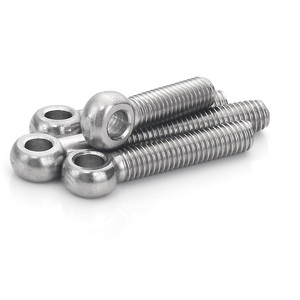 304 a occhio in acciaio inossidabile M5 M6 M8 M10 M12 M14 DIN444 con vite a forma di occhio EyeRod eybolt bullone oscillante M12X80 90 100 110 - Product Image 5