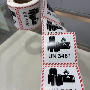 Custom Durable Adhesive Battery Shipping <b>Labels</b> (UN3481) – Warning Stickers for Safe and Compliant <b>Packaging</b> and Transport - Product Image 5