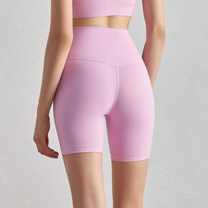 Shorts Deportivos de Cintura Alta para Mujer, Efecto Segunda Piel, Control de Abdomen, Levanta Glúteos, Transpirables, para Correr, Yoga, Primavera-Verano - Product Image 3