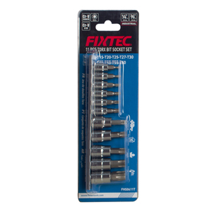 Juego de Llaves de Tubo Torx Cromadas FIXTEC de 12 Piezas, 1/4", 3/8" y 1/2", FHS040612T - Product Image 3