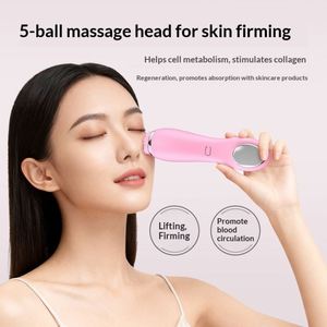 Brosse nettoyante électrique en silicone pour le visage, chauffante, massante, rotative, appareil de soin de la peau liftant - Product Image 2
