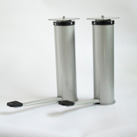 Pieds de table télescopiques réglables en aluminium robuste et moderne pour meubles d'hôpital et de cuisine