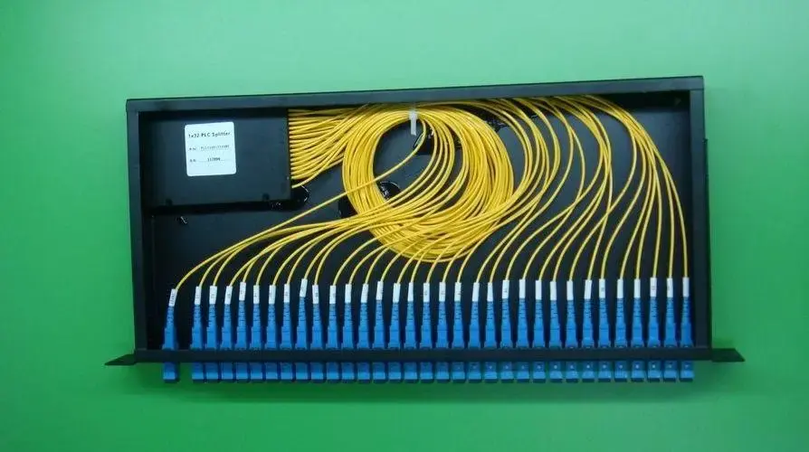 ชั้นวาง NT-LINK แยก PLC 1X2 1x4 1x8 1x16 1x32 1x64 2 2x4 2 2x4 2X8 2x16 2x32ใยแก้วนำแสงประเภทติดตั้งแร็คตัวแยกแบบ PLC