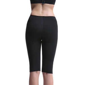 LANQIN Short de sport taille haute à compression en néoprène pour femme, idéal pour la gym, le fitness, le cyclisme, le sauna, favorisant la sudation et le contrôle du ventre, gaine amincissante - Product Image 3