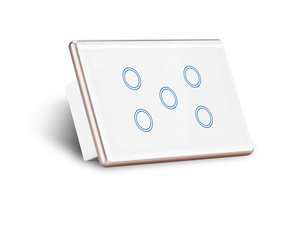 Application RGB Smart Life Smart Wifi Zigbee 5gang Interrupteur de lumière tactile approuvé SAA Compatible avec Alexa et <span class=keywords><strong>Google</strong></span> Assistant - Product Image 4
