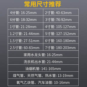 Collier de serrage en acier inoxydable 304, style américain, 8-16mm, pour la réparation de tuyaux de gaz - Product Image 1