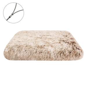 Gran promoción, camas para perros, camas de jaula de felpa de lujo para perros, alfombrilla para perros, alfombrillas cómodas y esponjosas para perreras, alfombrillas antideslizantes para dormir para mascotas - Product Image 5