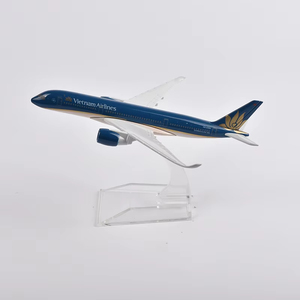 Modellino in Metallo Pressofuso dell'Airbus A350 Vietnam Airlines in Scala 1/400, 16cm, con Supporto - Product Image 5