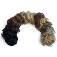 Chinois Remy Cheveux Chignon Pièce Style Droit Messy Chignon Cheveux Chignons Tissage Extension Type De Cheveux Humains