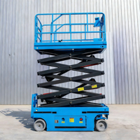 Plateforme élévatrice électrique fiable de 14 m, élévateur à ciseaux hydraulique robuste