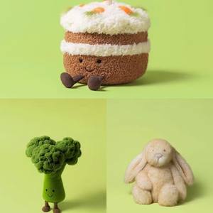 İngiltere Tarzı İlkbahar Sonbahar Koyun Peluş JC Sevimli PP Pamuk Doldurulmuş Oyuncak, 31-50 cm Doğum Günü Hediyesi için Konfor Bebek - Product Image 5