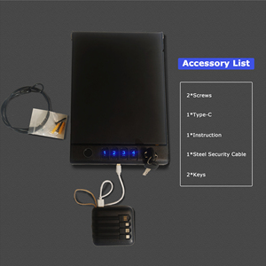 Súng An Toàn, Sinh Trắc Học Handgun 4 Cách Nhanh Chóng Truy Cập Mở Khóa Vân Tay Mã Kỹ Thuật Số Key Cuộc Sống Thông Minh Ứng Dụng Cho Đầu Giường Đầu Giường Nhà - Product Image 5