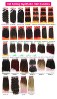 Extensions de cheveux synthétiques résistantes à la chaleur Julianna Bio Organic Protein Fiber Super 9X 6X, lot de 9 pièces, texture crépue