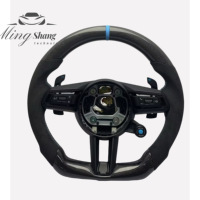 Volant en fibre de carbone AUTO pour Porsche Panamera Macan Cayenne Taycan 718 Cayman GT4 RS 911 Carrera Targa 911 GT3 911.2 991