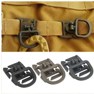 DF1202 Brown black green <b>Plastic</b> rotation buckle D ring rotation buckle <b>hook</b> - Product Image 1