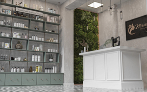 Custom Cosmetic Shop Showcase | Elegant Makeup Display <b>Shelf</b> for Beauty Salon & Skincare Shop - Product Image 4